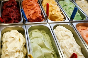 Choix de glaces artisanales à Namur