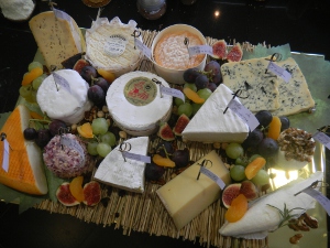 Plateau de fromage chez Maison Demoulin à Bonnine.
